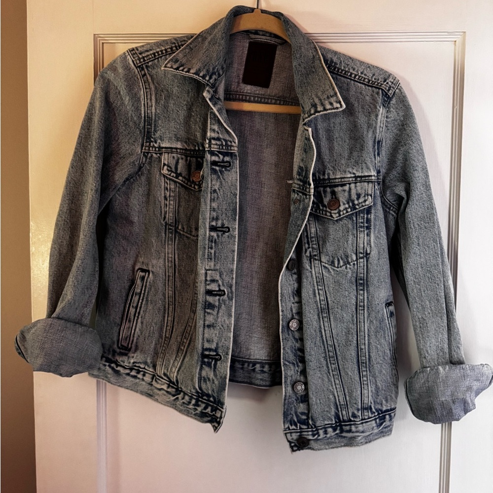GAP Distressed Denim Jacket